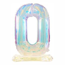 Lysbildefremvisning - Talballoner på stativ Iridescent