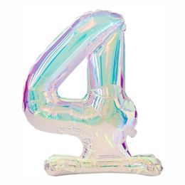 Lysbildefremvisning - Talballoner på stativ Iridescent