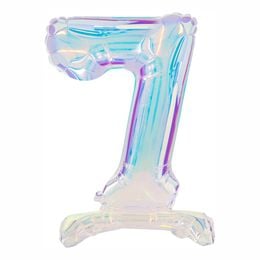 Lysbildefremvisning - Talballoner på stativ Iridescent