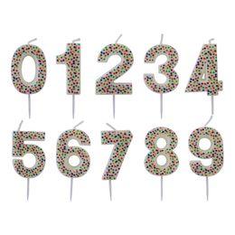 Sifferljus Prickig Flerfärgad