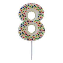 Bildspel - Sifferljus Prickig Flerfärgad