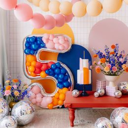 Lysbildefremvisning - Talramme til Balloner