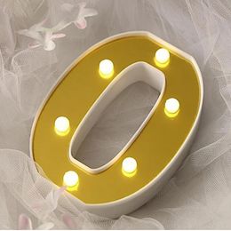 Bildspel - Siffra Guld med LED-Belysning