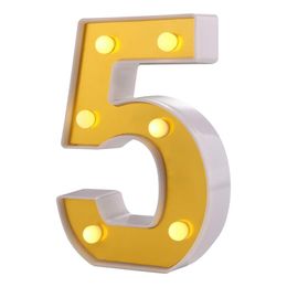 Bildspel - Siffra Guld med LED-Belysning