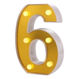 Bildspel - Siffra Guld med LED-Belysning