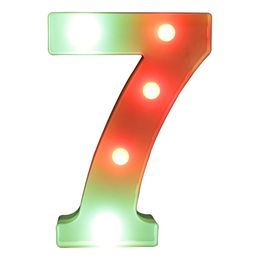 Lysbildefremvisning - Tall med LED-belysning RGB