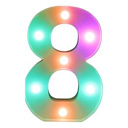 Lysbildefremvisning - Tall med LED-belysning RGB