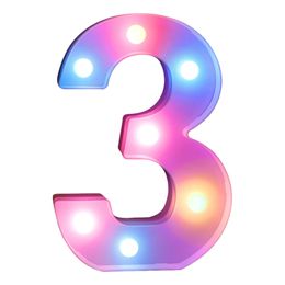 Lysbildefremvisning - Tall med LED-belysning RGB