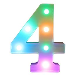 Lysbildefremvisning - Tall med LED-belysning RGB