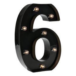 Bildspel - Siffra Svart med LED-Belysning
