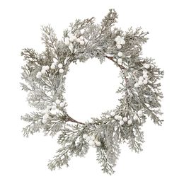 Hopeanhohtoiset Joulukranssit Lautasen Aluset