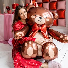 Bildspel - Sittande Nalle Folieballong