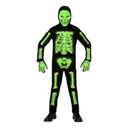 Lysende Skjelett Karnevalskostyme Barn