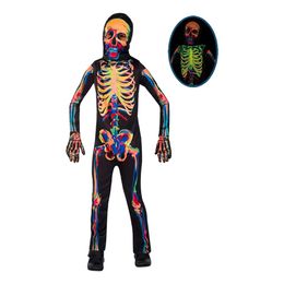 Selvlysende Skelet Børnekostume