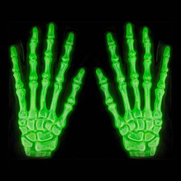 Bildspel - Självlysande Skeletthandskar