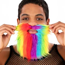 Bildspel - Skägg Regnbågsfärgat