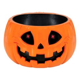 Bildspel - Skål Pumpa med Skeletthand Ljud & Ljus