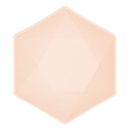 Lysbildefremvisning - Skåler Sekskantet Vert Decor Aprikos