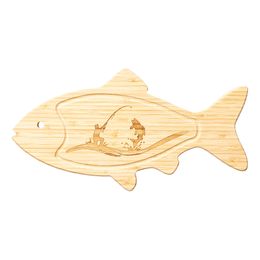 Skärbräda i Bambu Fisk