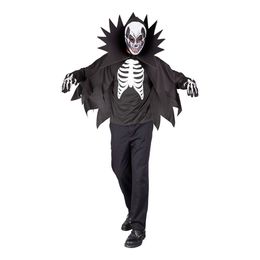 Skelet med kappe kostume