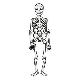 Skelett Prop