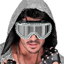 Bildspel - Skidglasögon Aprè-ski Silver med Nitar