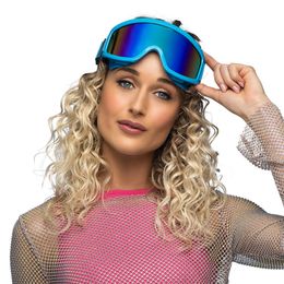 Bildspel - Skidglasögon Neonblå