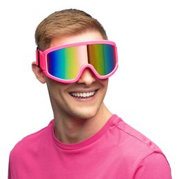 Bildspel - Skidglasögon Neonrosa