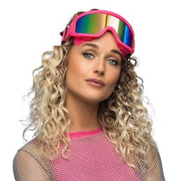 Bildspel - Skidglasögon Neonrosa
