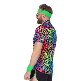 Bildspel - Skjorta Leopard Neon Herr