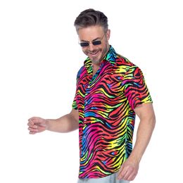 Bildspel - Skjorta Zebra Neon Herr