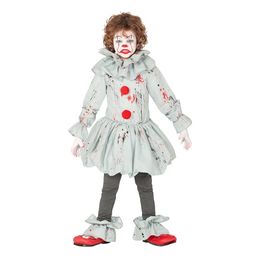 Skräckclown Barn Maskeraddräkt