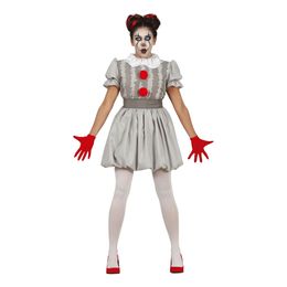 Skräckclown Dam Maskeraddräkt