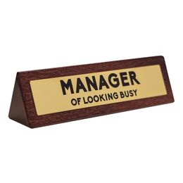 Kirjoituspöytäkyltti Manager