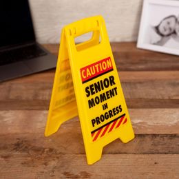 Bildspel - Varningsskylt Senior Moment