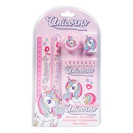 Lysbildefremvisning - Skrivesæt Unicorns