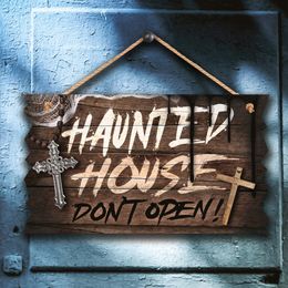 Lysbildefremvisning - Skilt Haunted House