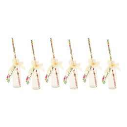 Lysbildefremvisning - Små flasker med sugerør Alice Wonderland