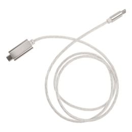 Lysbildefremvisning - Hurtigladerkabel med LED USB-C