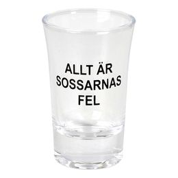 Snapsglas Allt är Sossarnas Fel