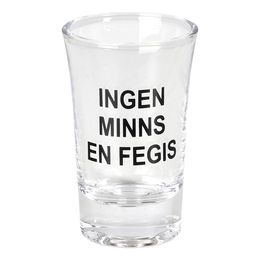Snapsglas Ingen Minns en Fegis