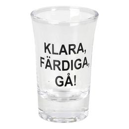 Kirkas snapsilasi Valmiina Paikoillanne Hep