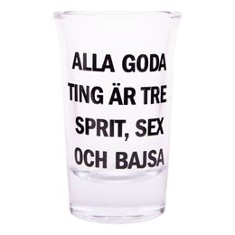 Bildspel - Snapsglas med Text