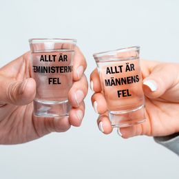 Bildspel - Snapsglas med Text