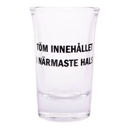 Bildspel - Snapsglas med Text