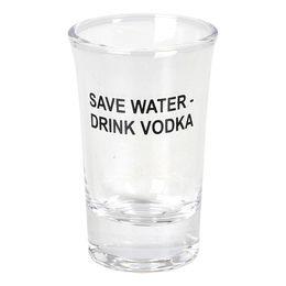 Snapsglas Save Water