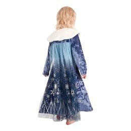 Bildspel - Snödrottning Klänning Barn Maskeraddräkt