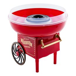 Sockervaddsmaskin Mini med Vagn Röd