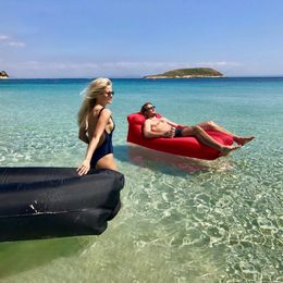 Bildspel - Softybag Uppblåsbar Loungesoffa