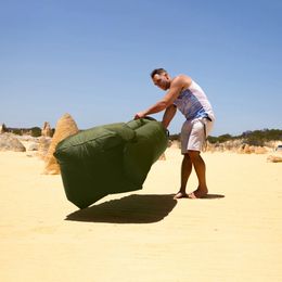 Bildspel - Softybag Uppblåsbar Loungesoffa